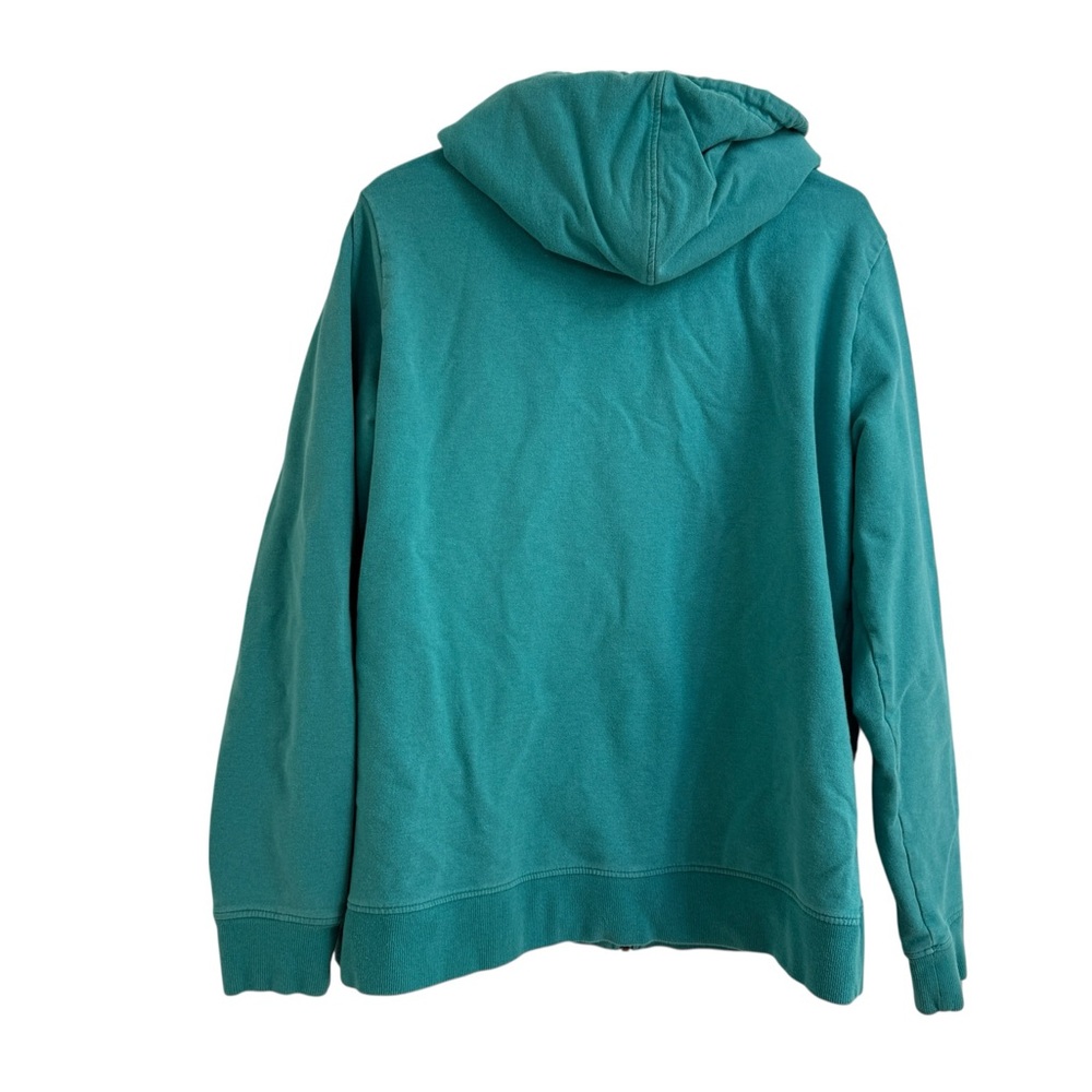 Patagonia Teal Hoodie with Chest Logo Tag - Picture 3 of 4
